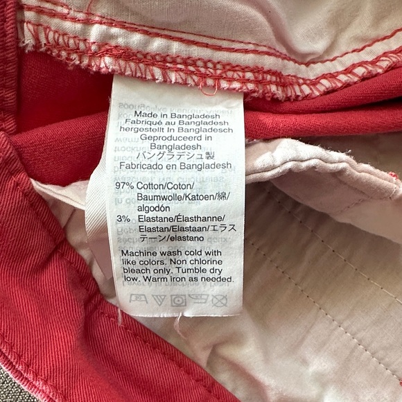 J. Crew Men's Bold Red Chinos - Picture 7 of 8